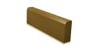 Желтый резиновый бордюр