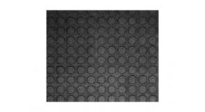 Модульное резиновое покрытие для пола «UsiPol», черное, 1000х1000х9 мм, мрамор